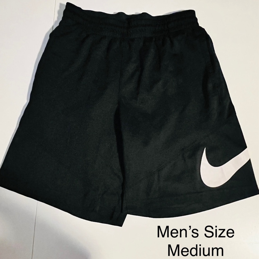 Nike Black Shorts with White Logo